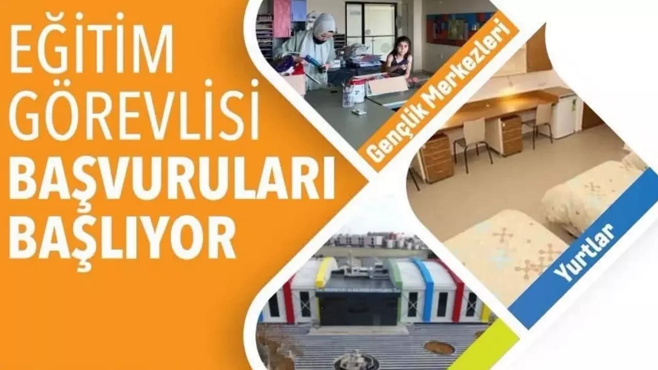 Eğitim görevlisi başvuruları başlıyor