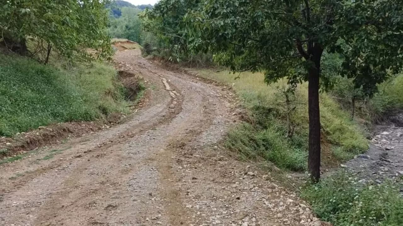 Yenice Göktepe Yaylasının yolu bozuk, yön tabelası yok