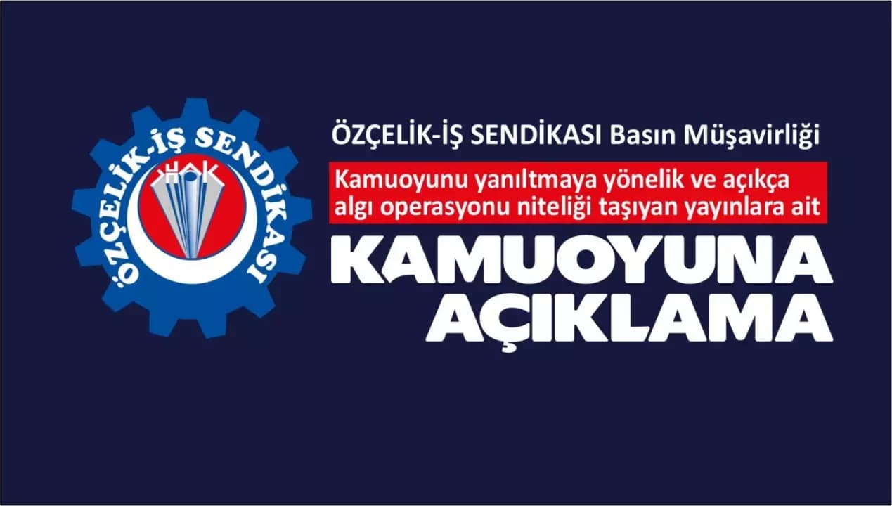 Özçelik-İş Hukuki Süreci Başlattı