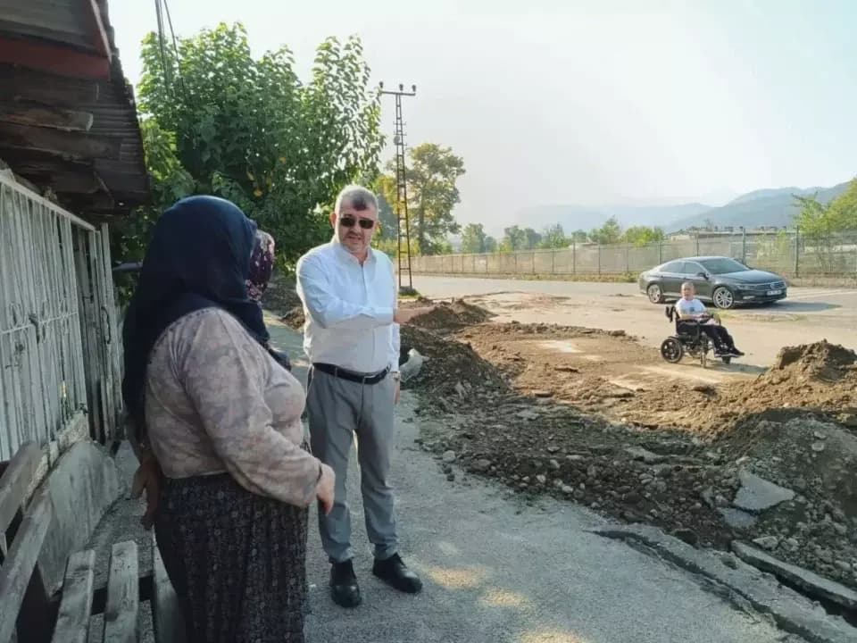 Başkan Karakaş çalışmaları yerinde inceledi