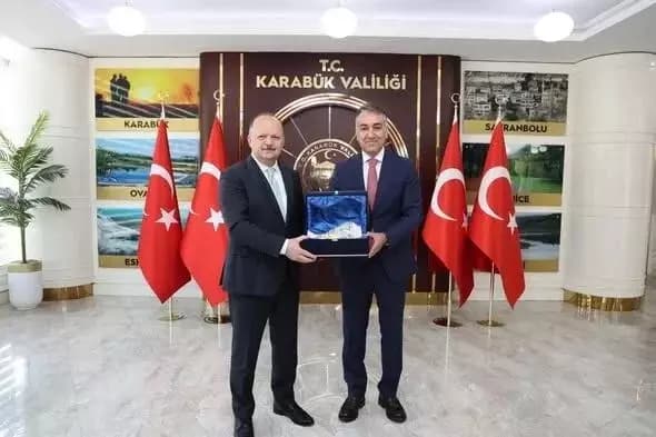 Vali Çağatay, Kastamonu Valisi Dallı'yı ağırladı