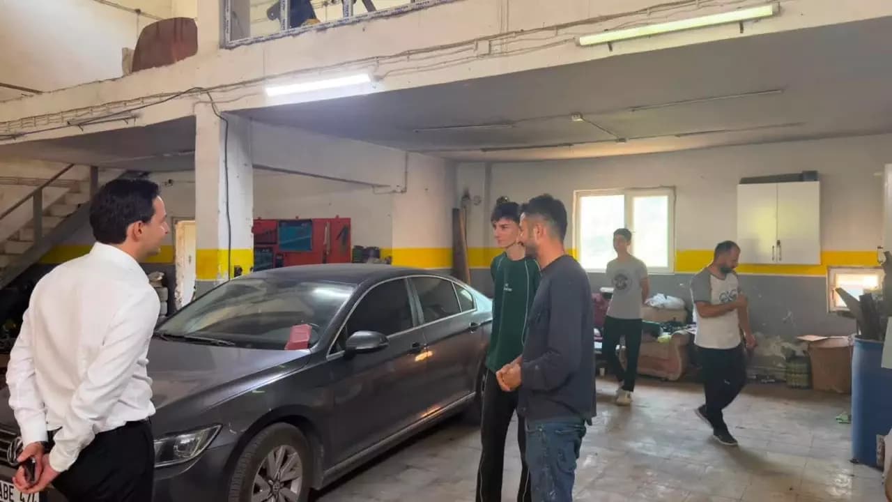 Kaymakam Çanga Sanayi Esnafını Ziyaret Etti