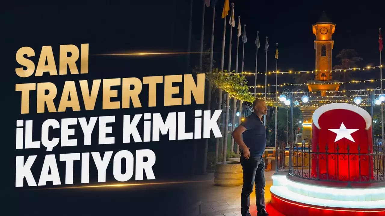 Sarı Traverten zarafeti ve tarihi saat kulesi