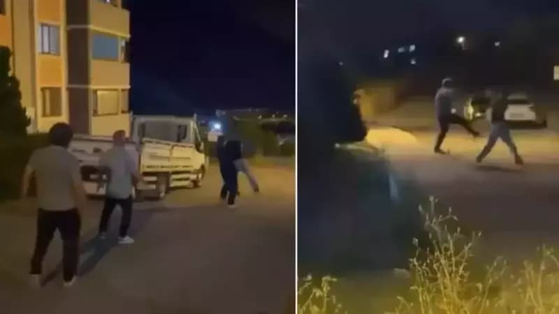 Oğluna mesaj attığını iddia ettiği genci darp etti