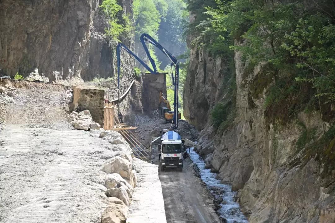 Şeker Kanyonu’nda çalışmalar hız kesmeden sürüyor