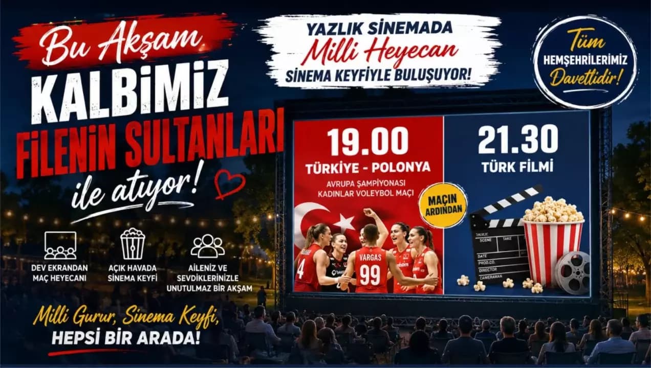 Karabük’te bu akşam Filenin Sultanları dev ekranda