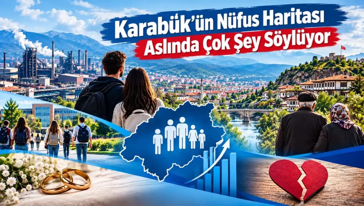 Karabük'ün Nüfus Haritası Çok Şey Anlatıyor