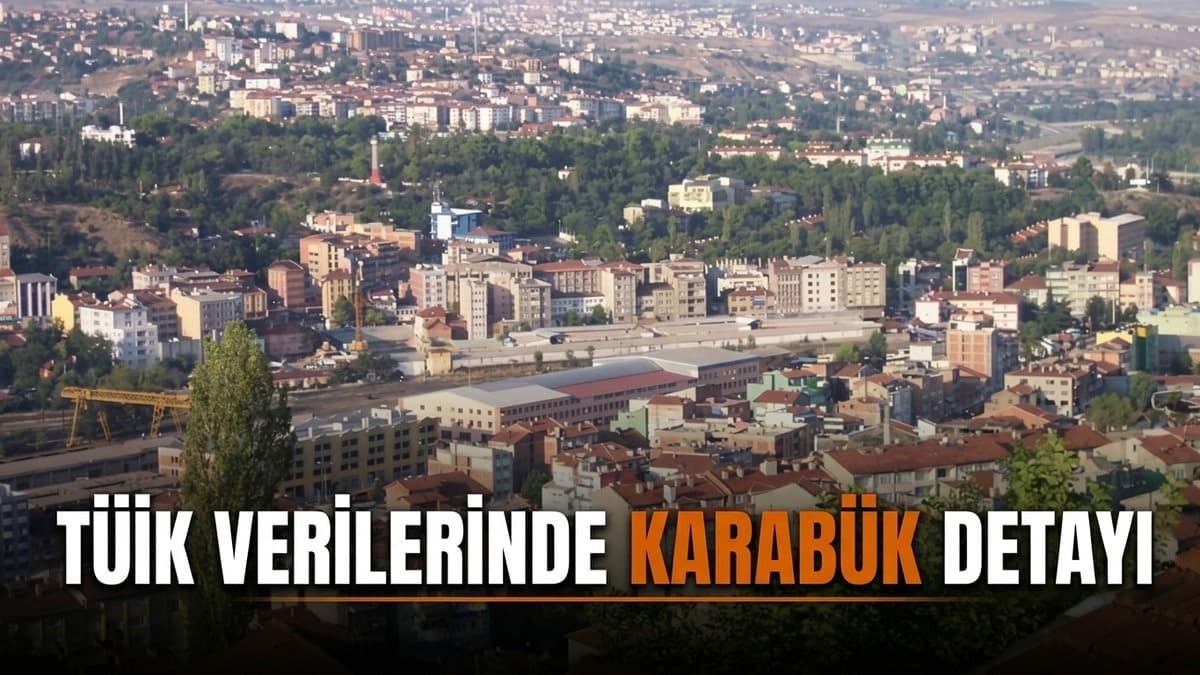 TÜİK verilerinde Karabük detayı
