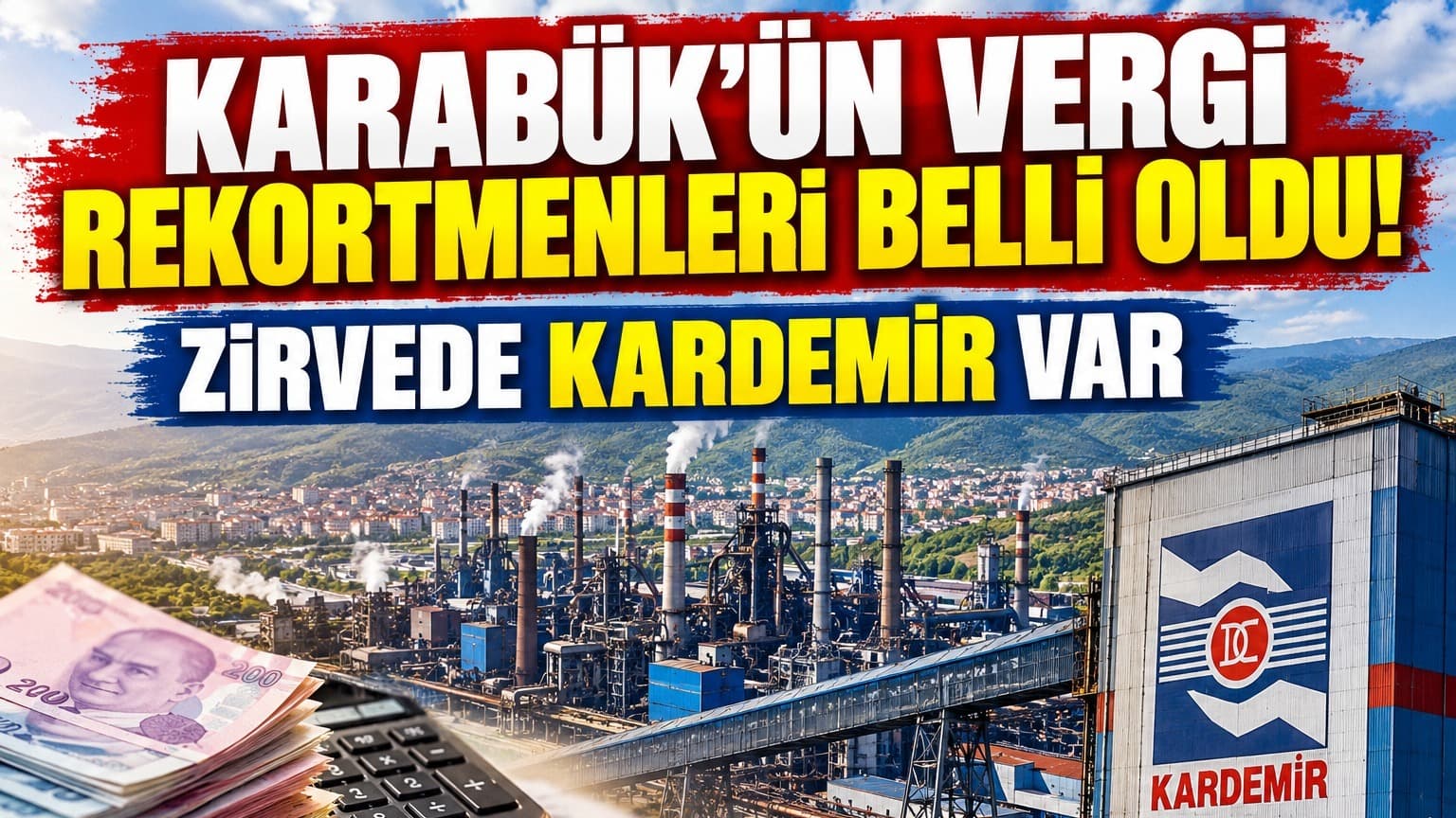 Karabük’ün vergi rekortmenleri açıklandı