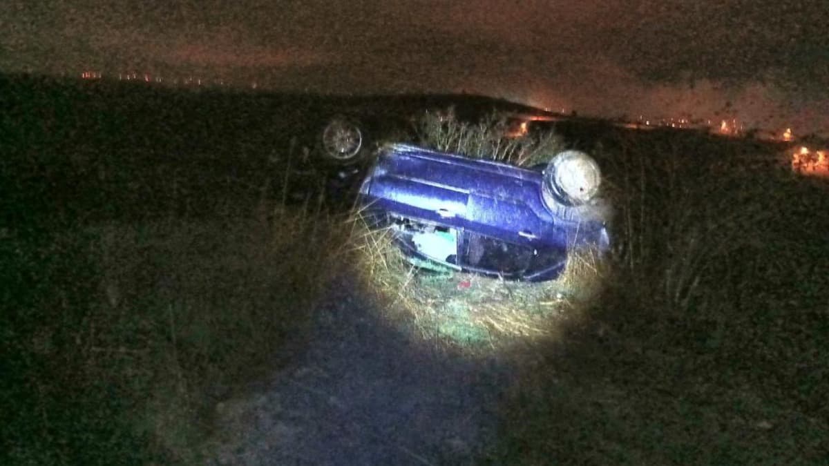 Kontrolden çıkan otomobil takla attı: 3 yaralı