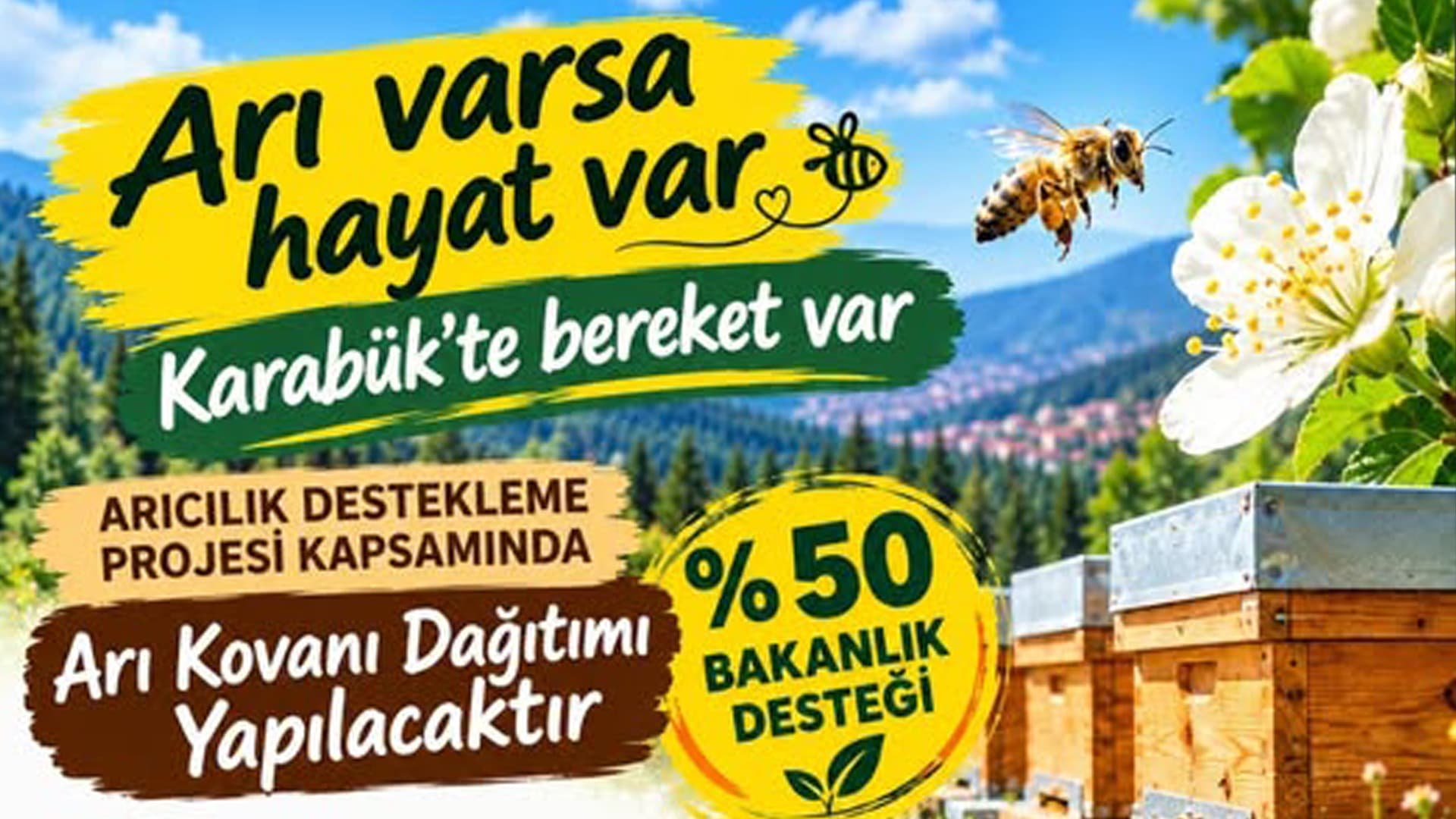 Karabük arıcılık projesinde son tarih 28 Ekim