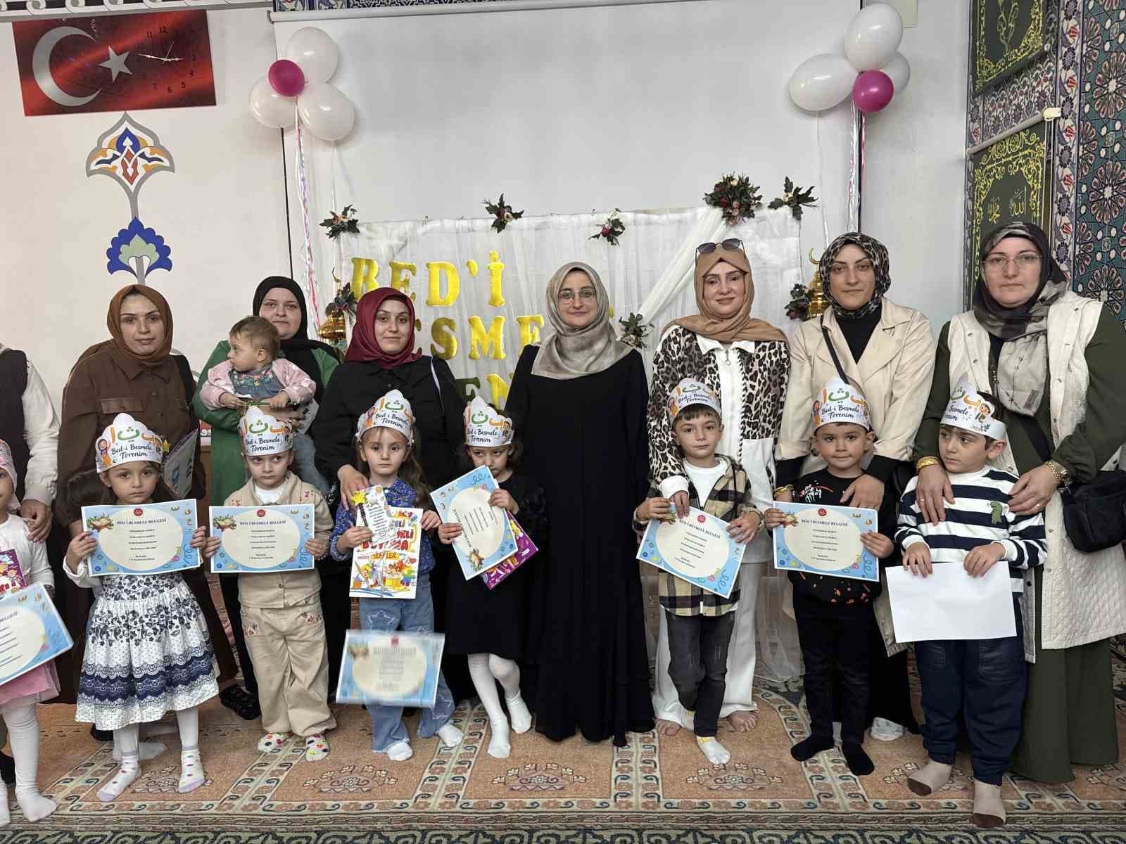 Ordu’da miniklerin ’Bed-i Besmele’ heyecanı