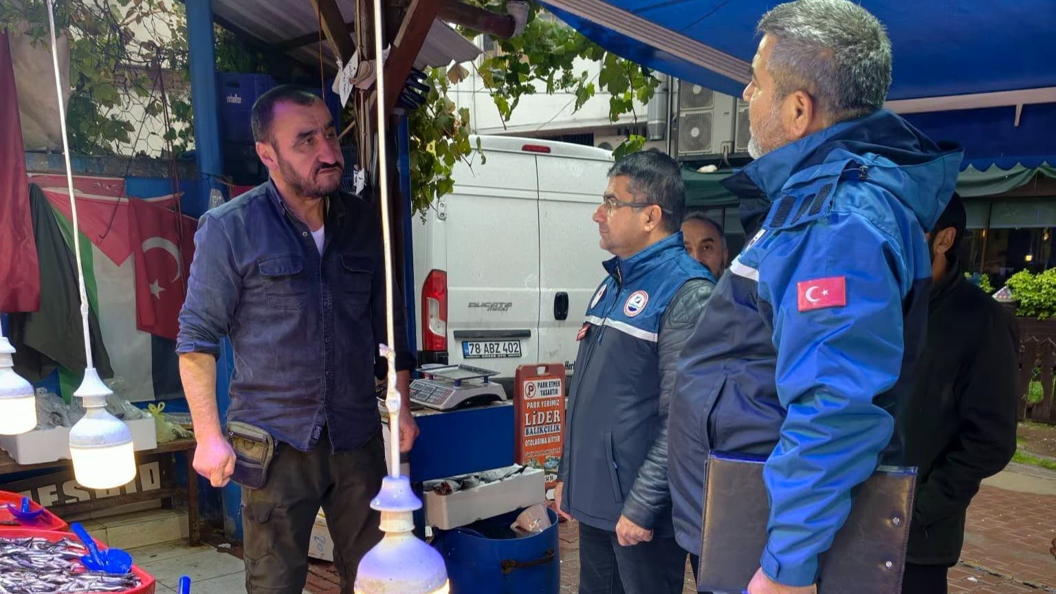 Karabükte perakende balık satış yerleri denetlendi