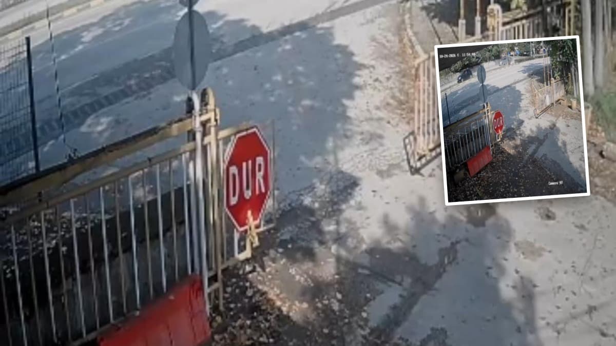 Ölümlü kazanın güvenlik kamerası görüntüleri ortaya çıktı