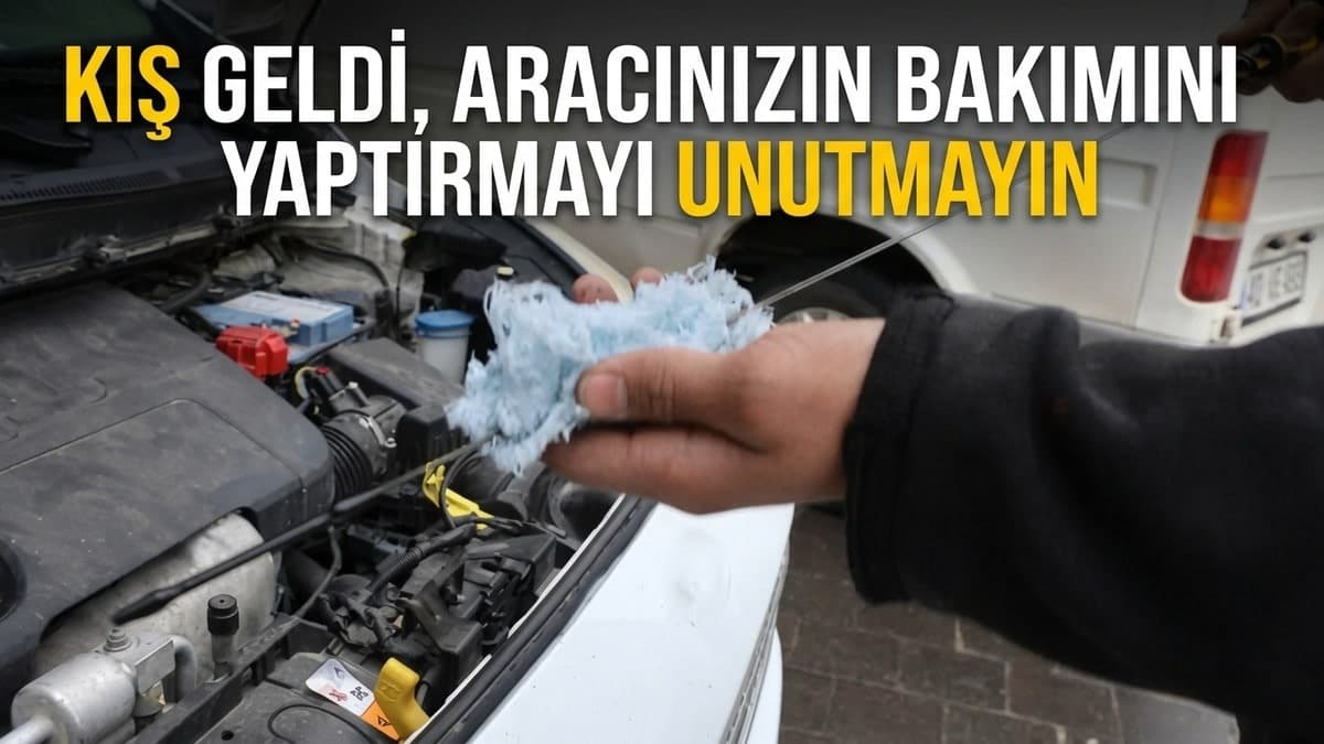 Kış geldi, aracınızın bakımını yaptırmayı unutmayın