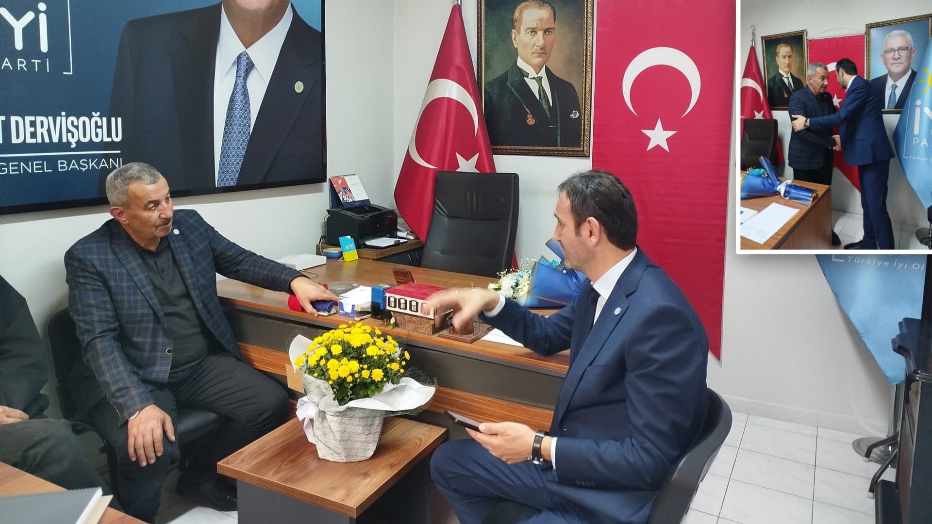 İYİ Parti’de Ünal görevi Şahin’den devraldı