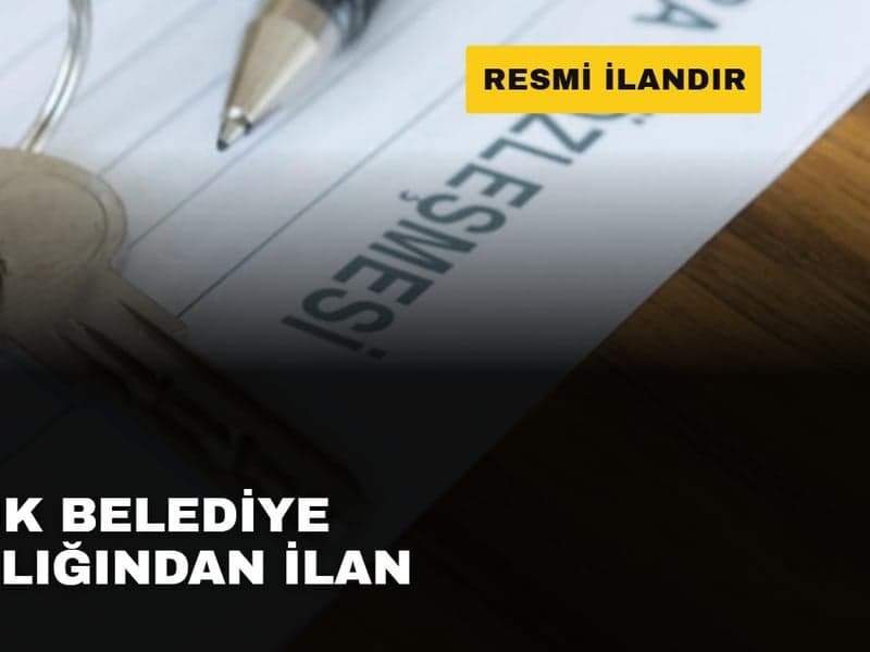 KARABÜK BELEDİYE BAŞKANLIĞINDAN İLAN