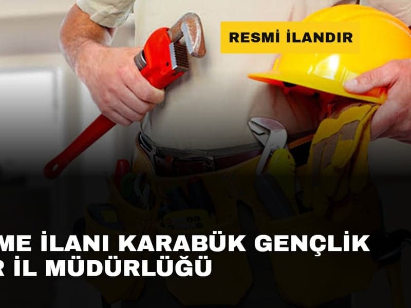DÜZELTME İLANI KARABÜK GENÇLİK VE SPOR İL MÜDÜRLÜĞÜ
