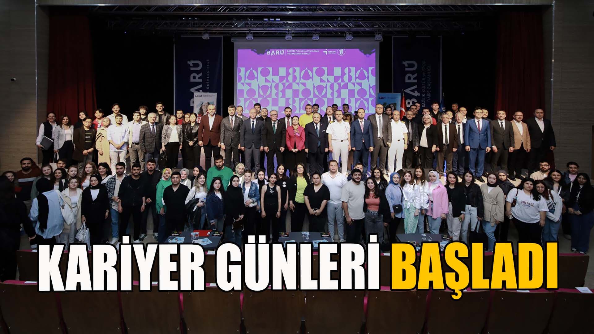 Bartın Üniversitesinde 10. İstihdam ve Kariyer Günleri başladı
