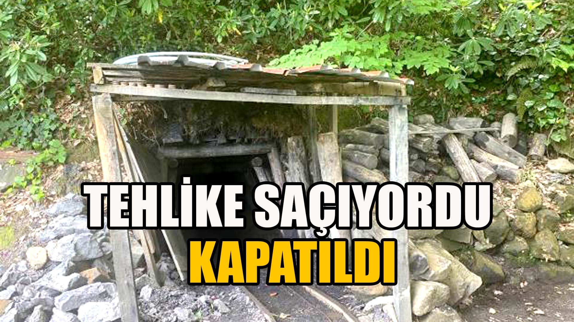 Ruhsatsız işletilen 3 maden ocağı imha edildi