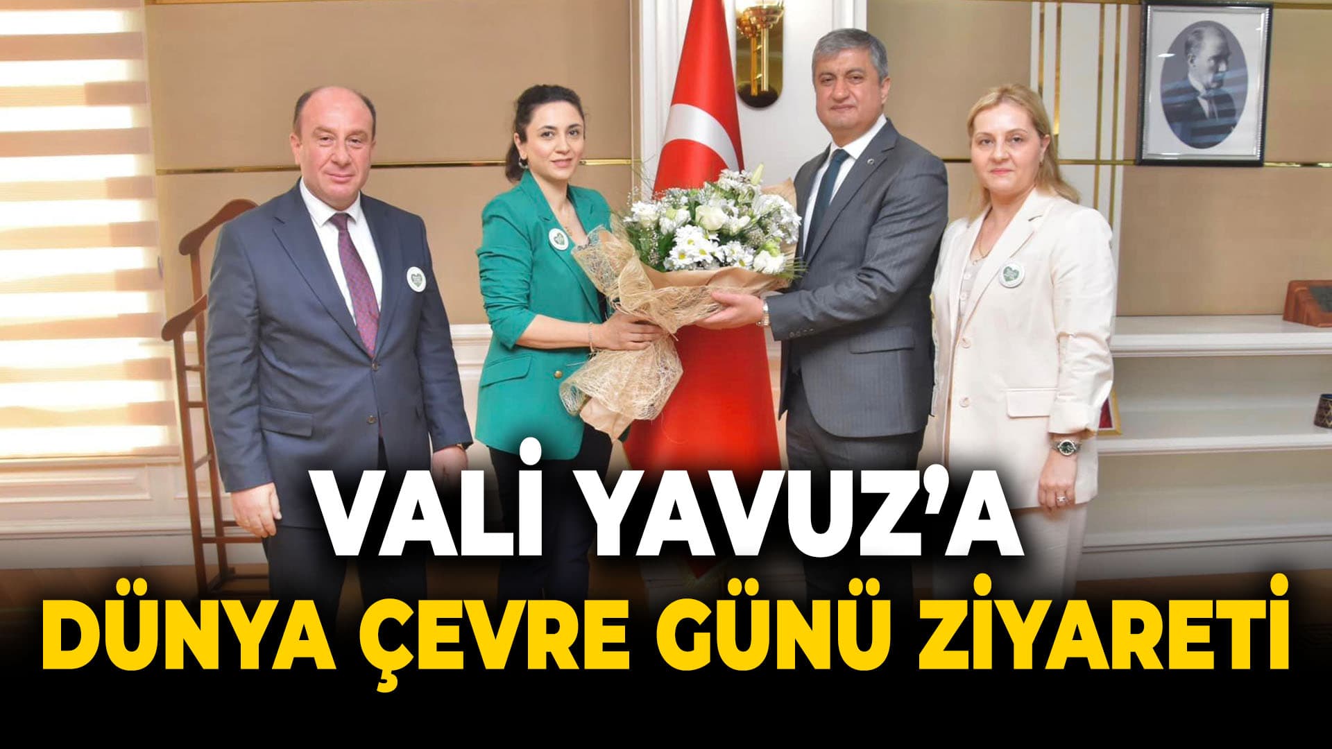 Vali Mustafa Yavuz'a Dünya Çevre Günü Ziyareti