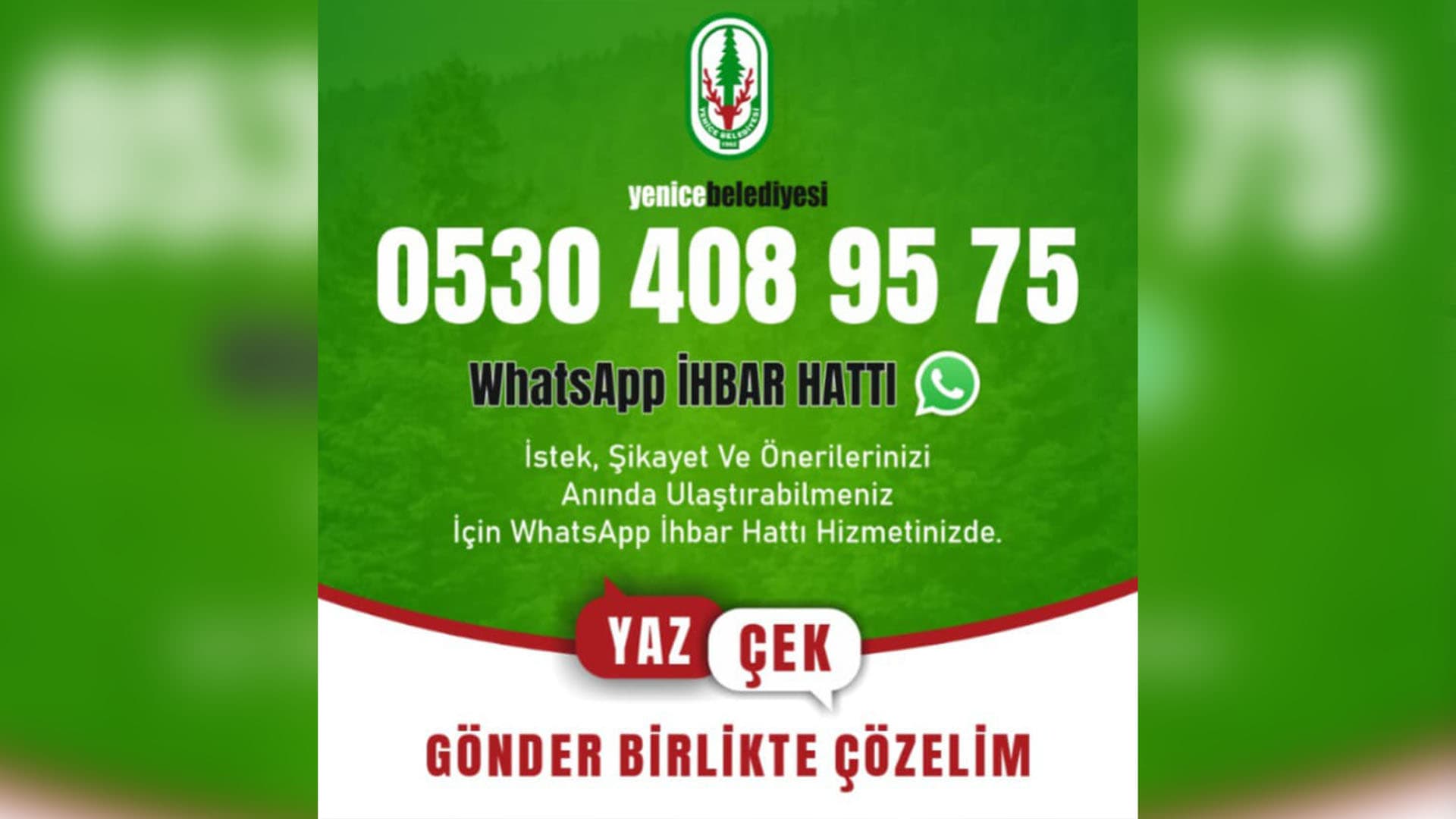 Karakaş “Whatsapp ihbar hattımızı kurduk”