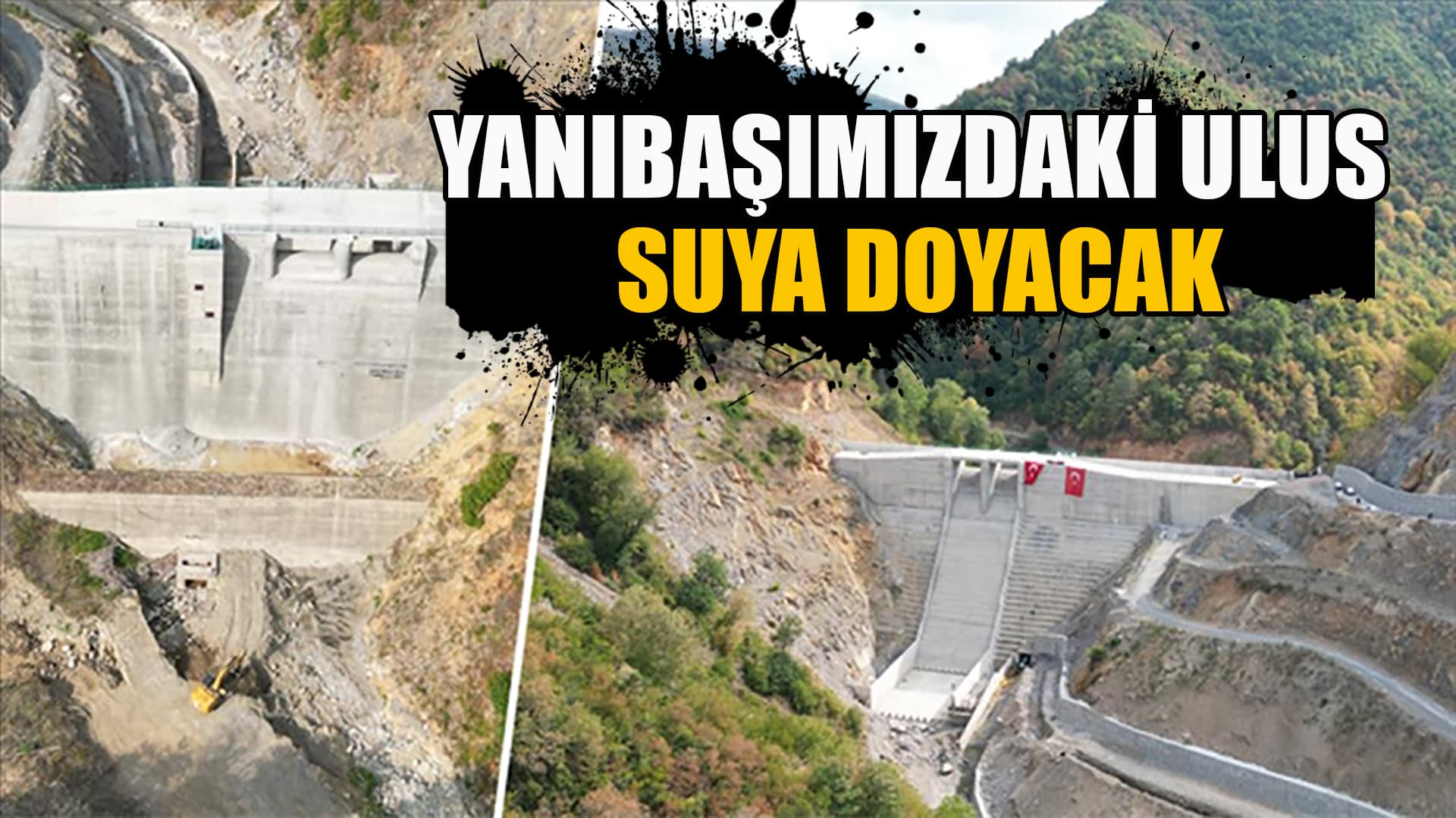 Komşu'daki Baraj İşletmeye Alındı