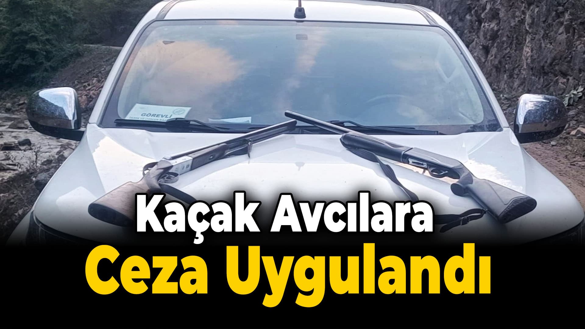 Yenice'de 2 Kaçak Avcıya Para Cezası Uygulandı