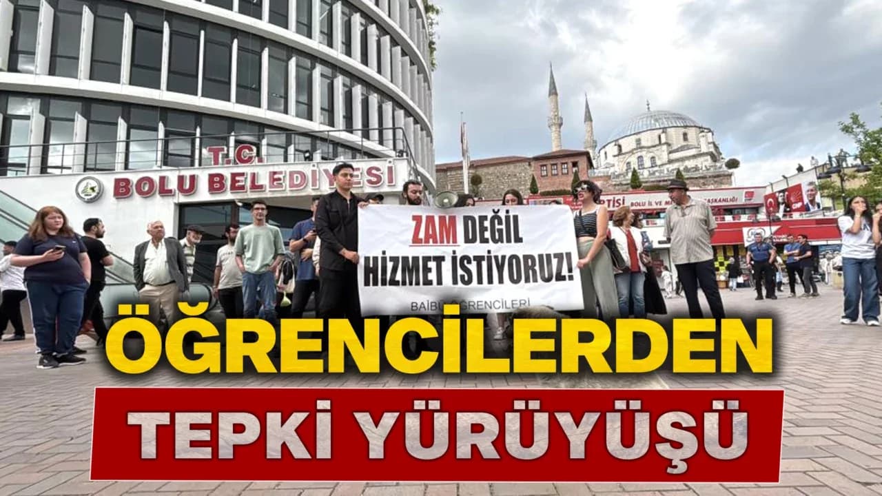 Otobüs fiyatları yüzde 33 zamlandı, öğrencilerden tepki yürüyüşü