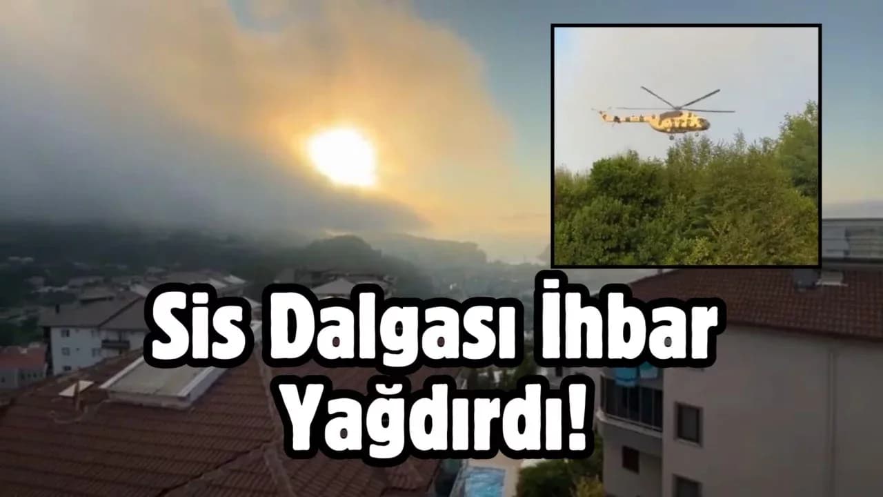 Aniden ortaya çıktı, korkulu anlara neden oldu