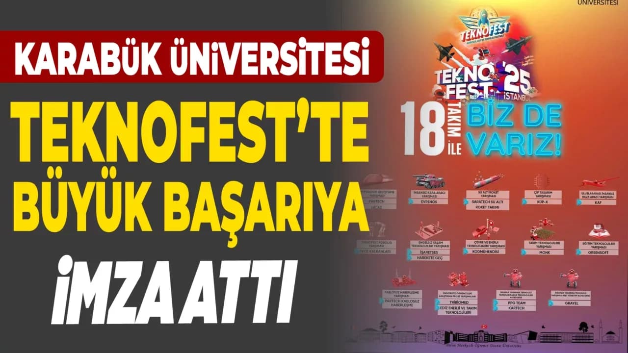 KBÜ’den 18 takım TEKNOFEST finaline adını yazdırdı
