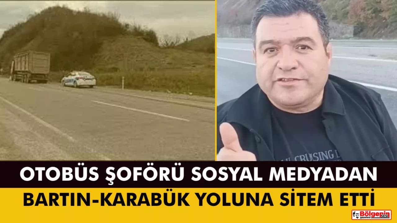 Bartın Karabük Yolunda Kaza Atlattığını Sosyal Medyadan Paylaştı