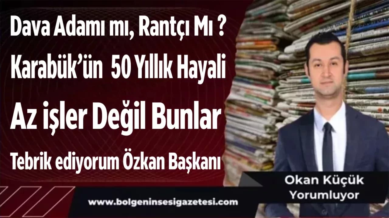 Dava Adamı mı, Rantçı Mı ?