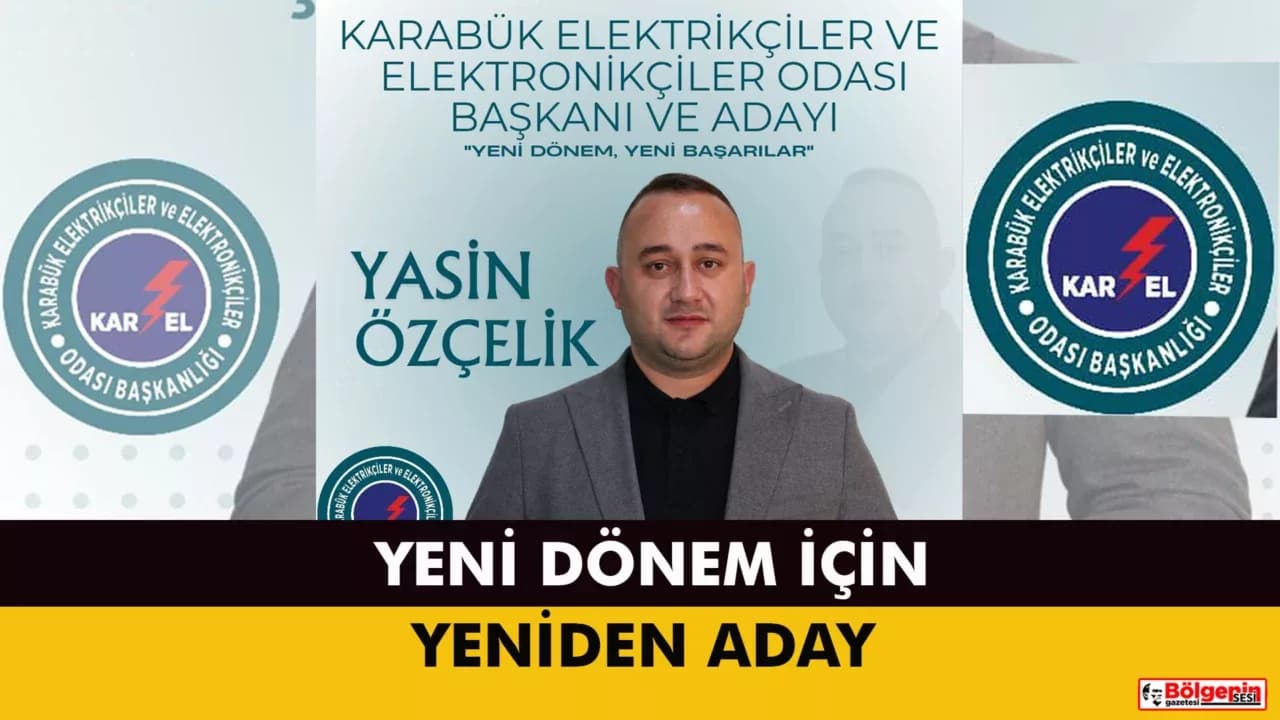 Elektrik ve Elektronikçiler Odası Başkanı Özçelik Yeniden Adaylığını Açıkladı
