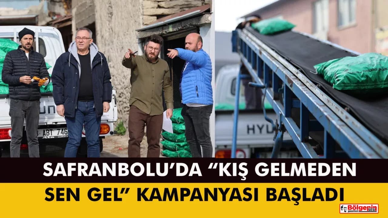 SAFRANBOLU’DA “KIŞ GELMEDEN, SEN GEL” KAMPANYASI BAŞLADI
