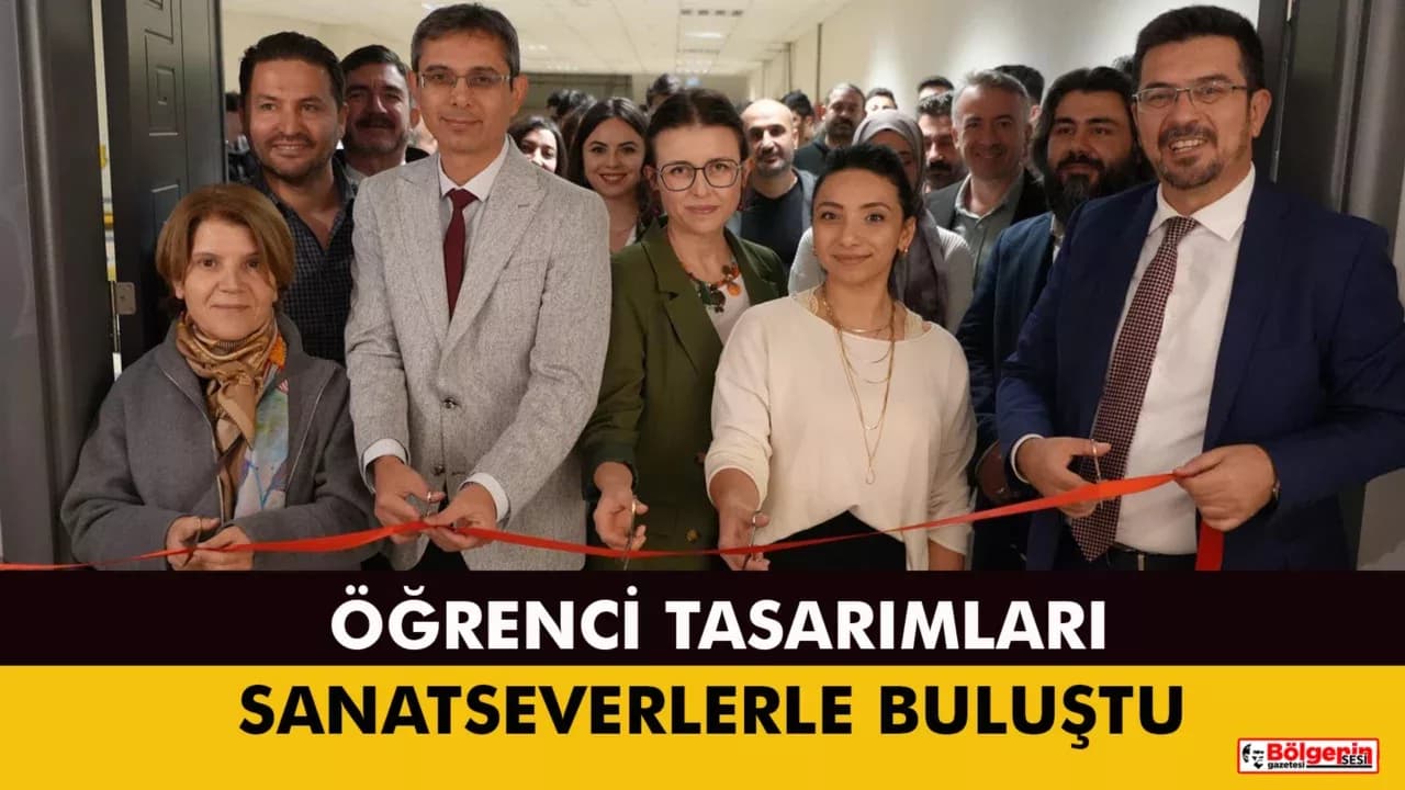 KBÜ’de Grafik Tasarımı Bölümü Öğrenci Sergisi Açıldı
