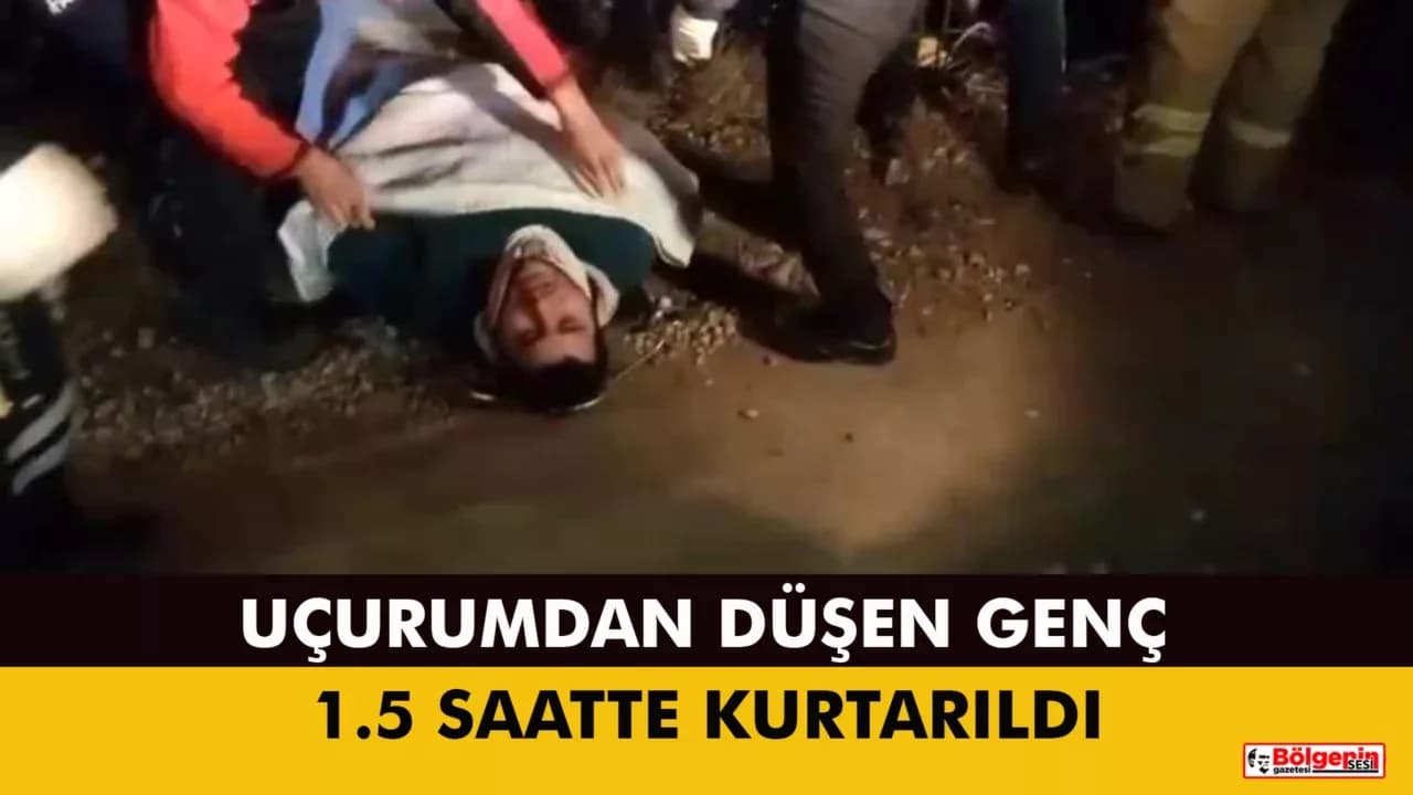 Safranbolu'da Uçuruma Yuvarlanan Motosikletliyi Ekipler Kurtardı