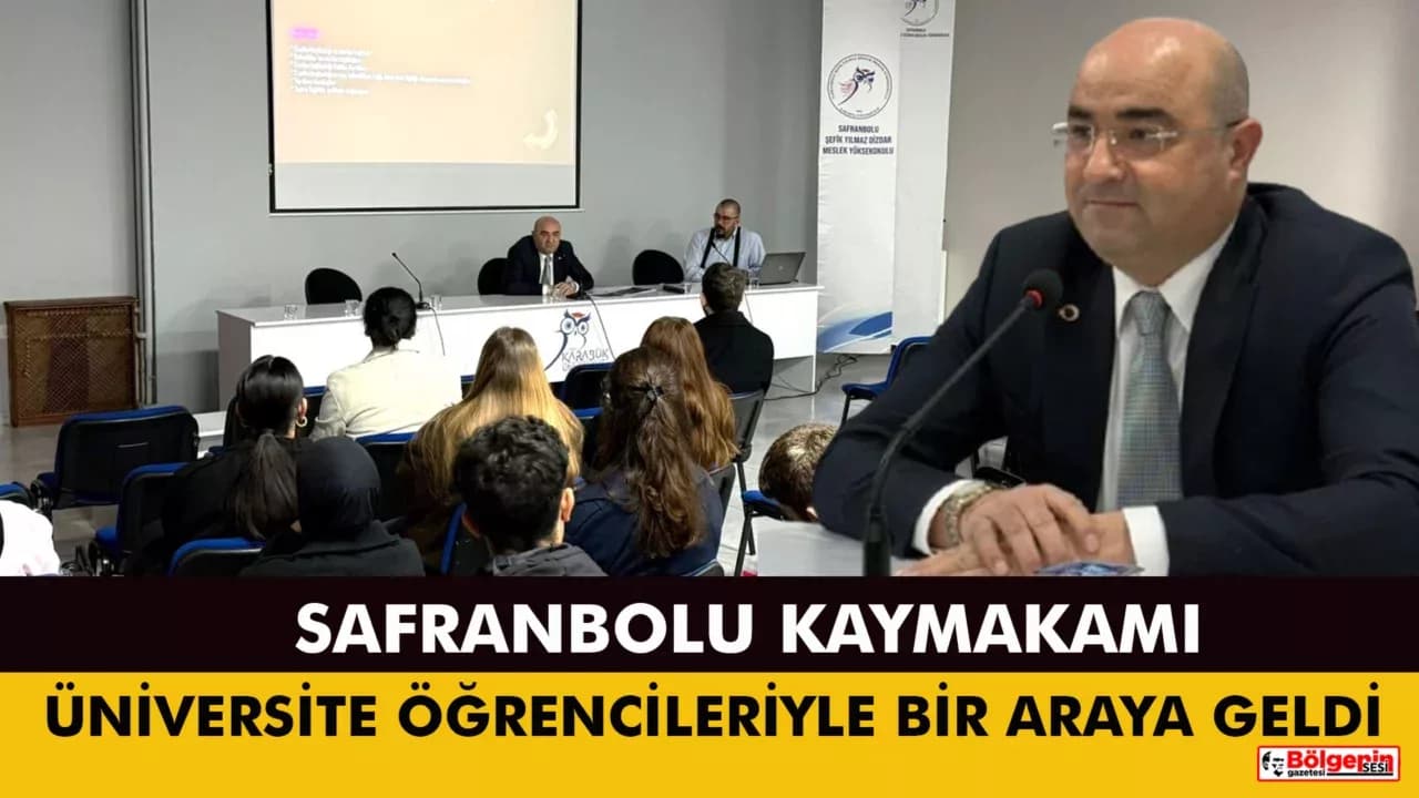 Safranbolu Kaymakamı Kamu Yönetimi Dersine Deneyimleriyle Katkı Sundu