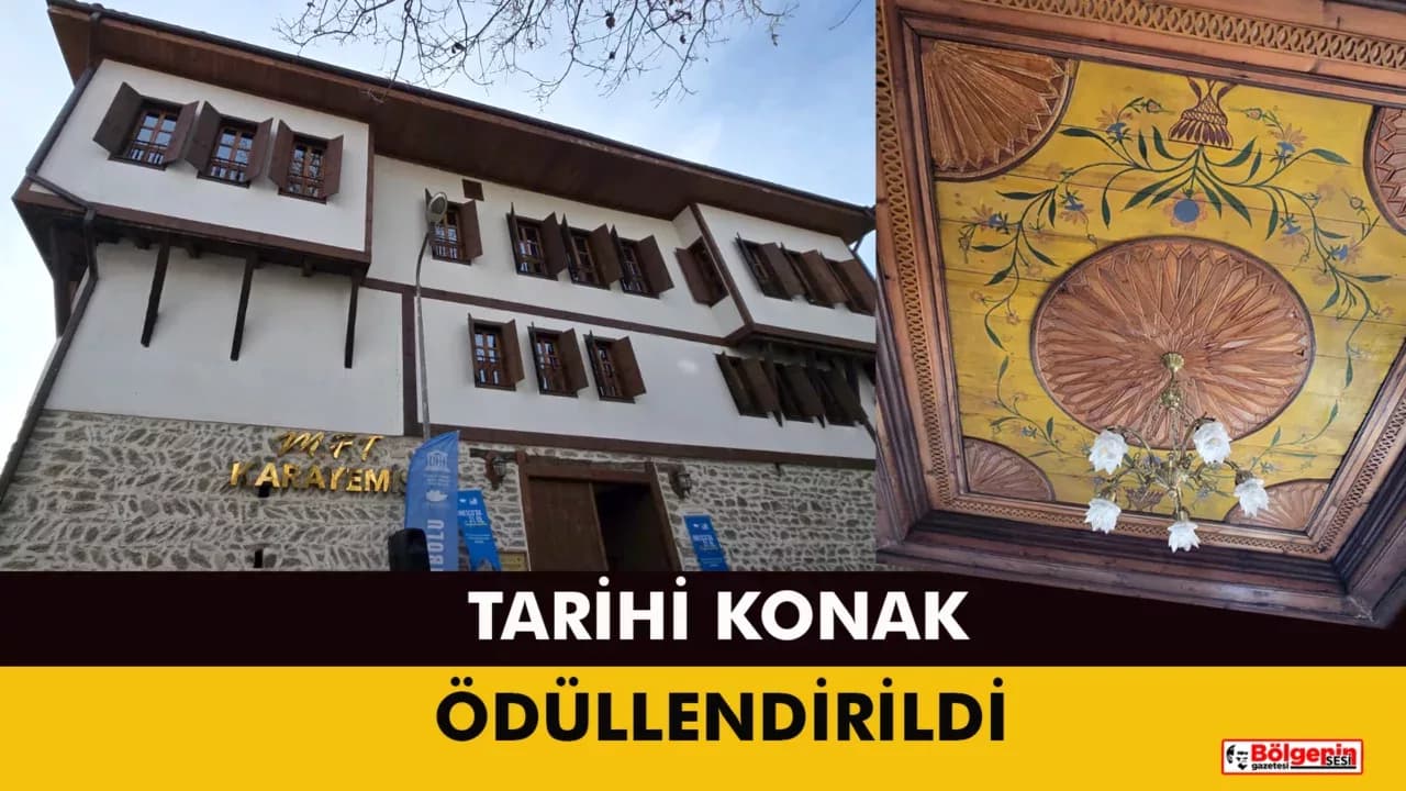 UNESCO’nun 31. yılında tarihi konak ödüllendirildi