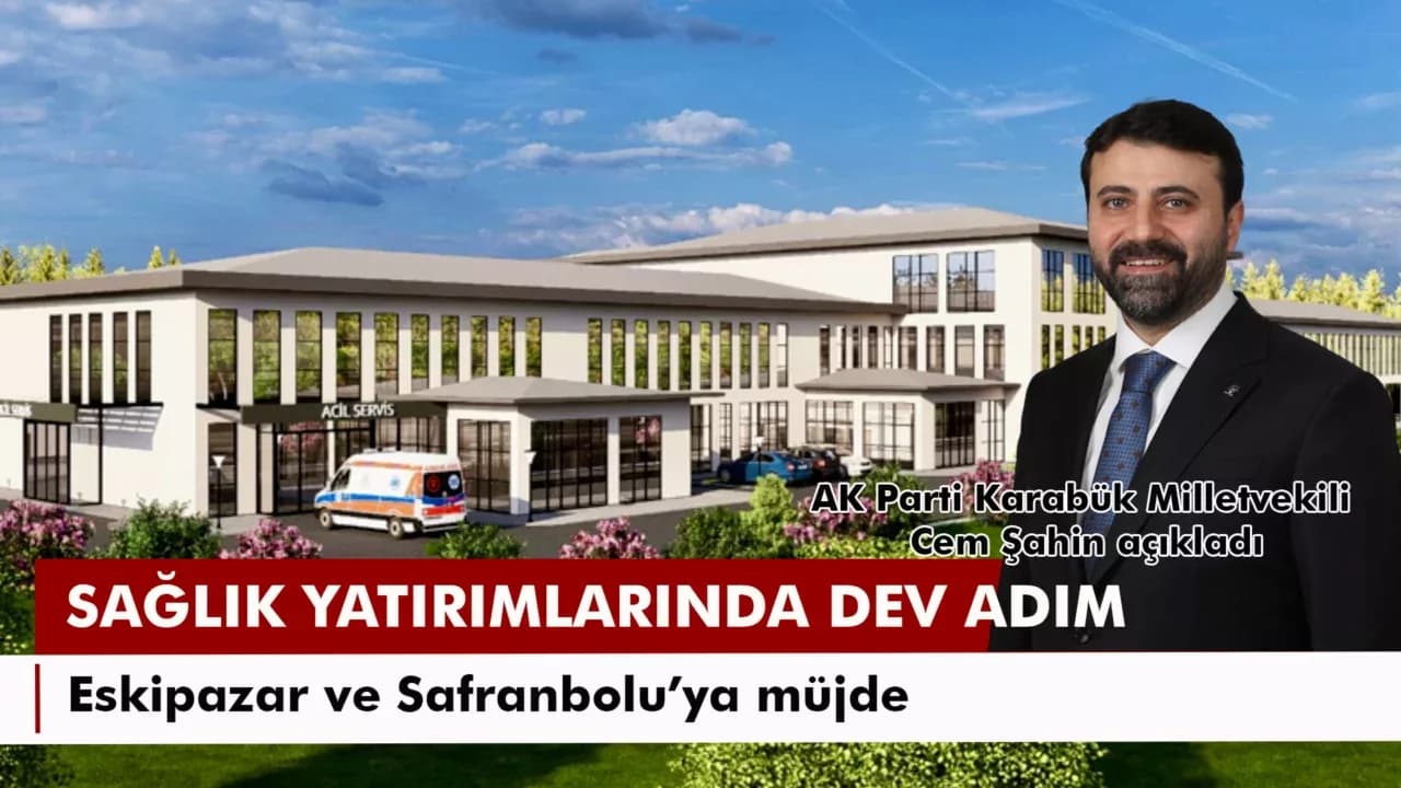 Karabük’te iki önemli sağlık yatırımının ihalesi yapıldı
