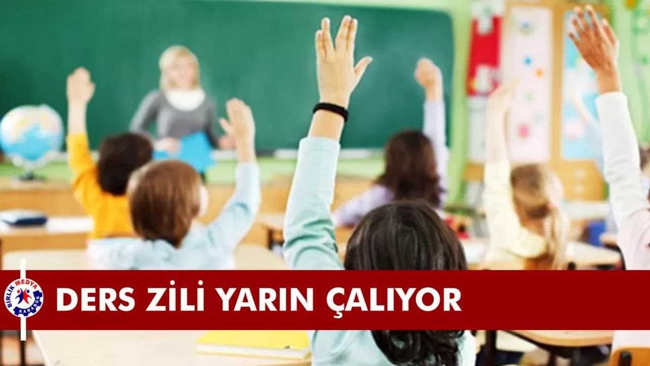 KARABÜK’TE 37 BİN ÖĞRENCİ İÇİN DERS ZİLİ ÇALIYOR