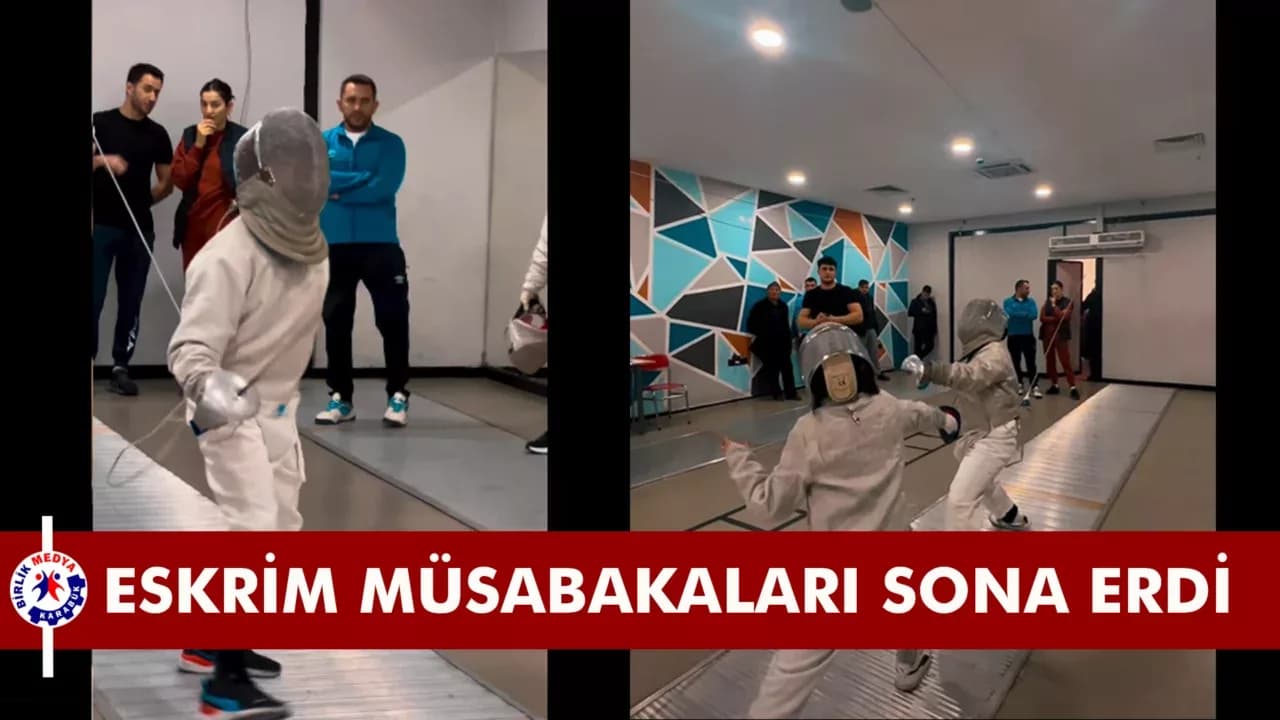 Okul Sporları Eskrim İl birinciliği müsabakaları tamamlandı
