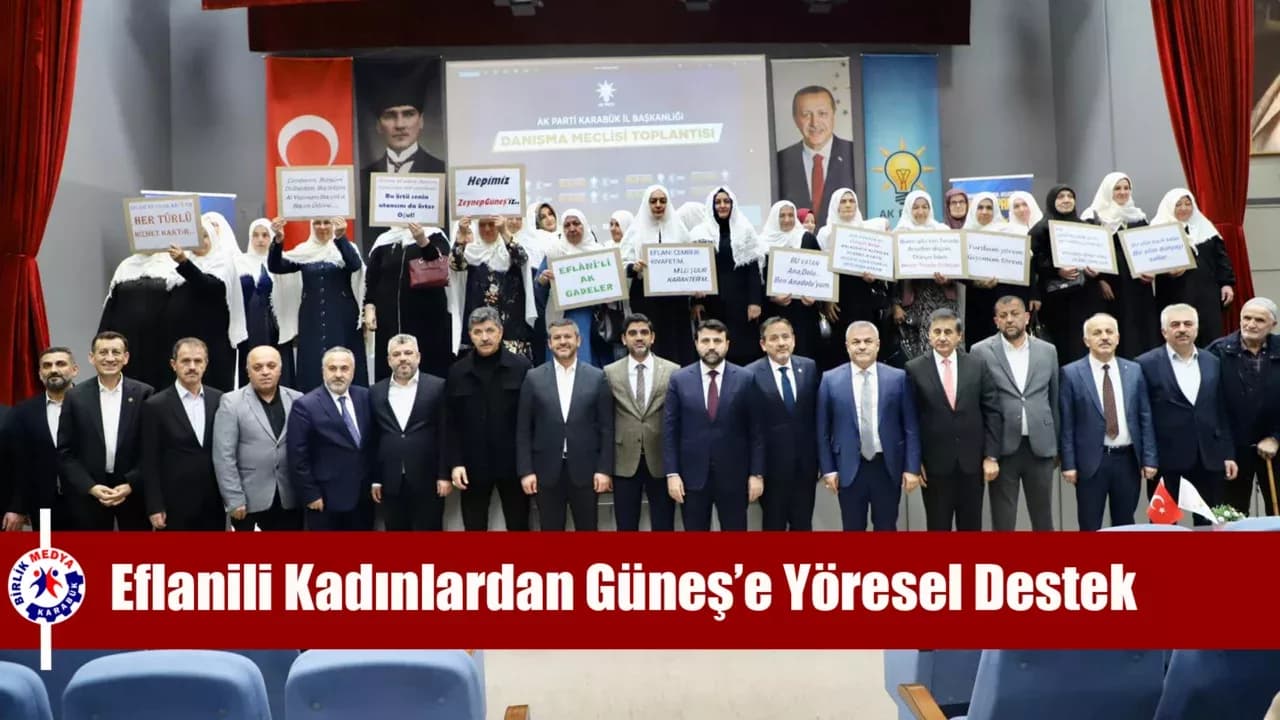 Karabüklü kadınlardan Başkan Güneş’e yöresel kıyafetli destek