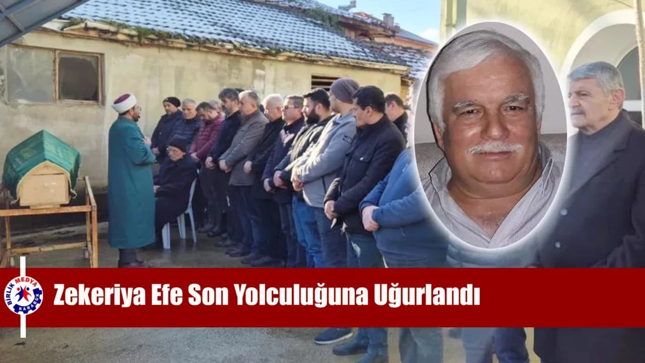 Karabük'te soba faciasında ölen yaşlı adam son yolculuğuna uğurlandı