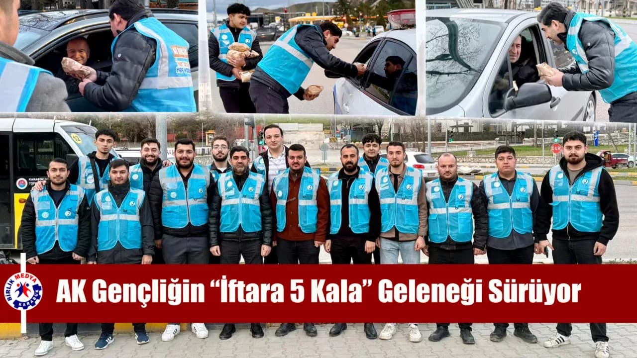 AK Gençliğin “İftara 5 Kala” Geleneği Sürüyor