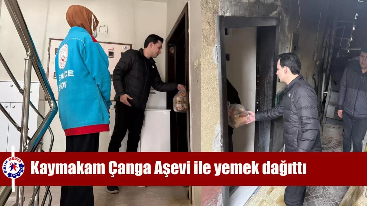 Aşevi’nin sıcak yemeğini ihtiyaç sahiplerine ulaştırıldı