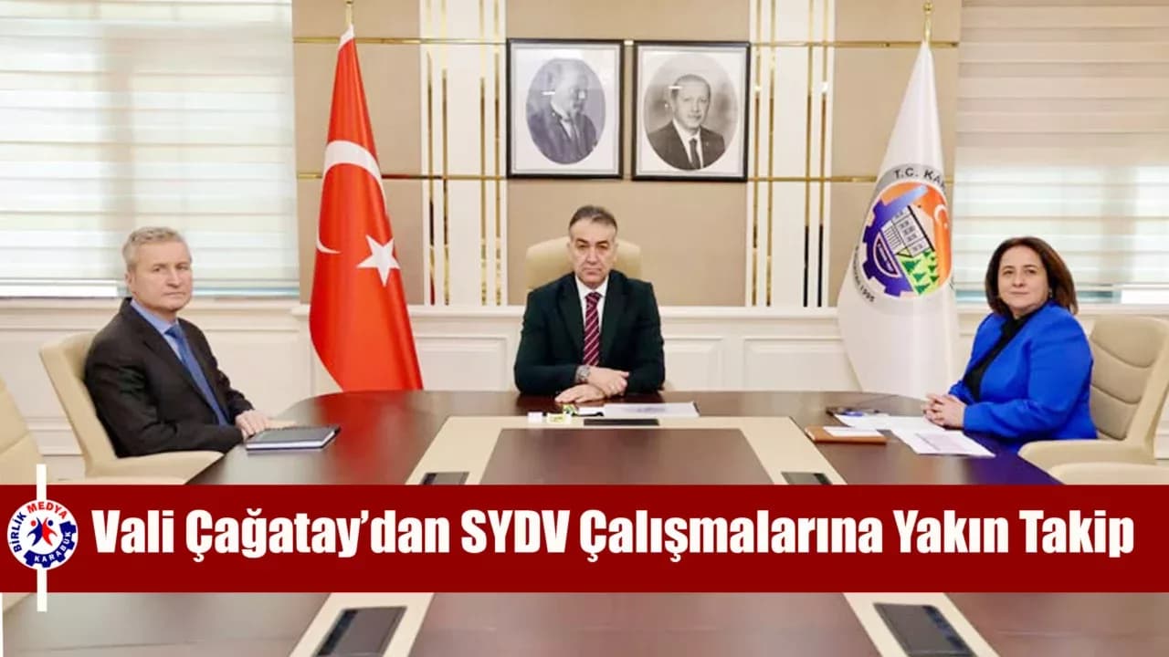Vali Çağatay’dan SYDV Çalışmalarına Yakın Takip