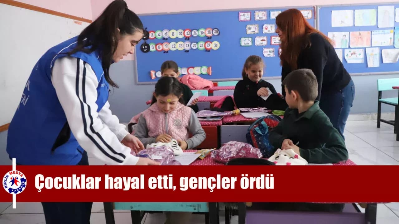 Çocuklar hayal etti, gençler ördü