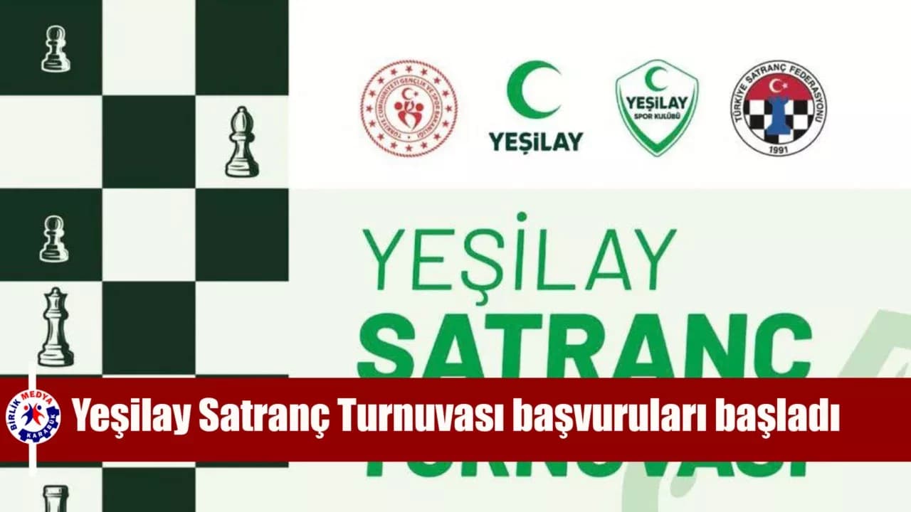 Yeşilay Satranç Turnuvası başvuruları başladı