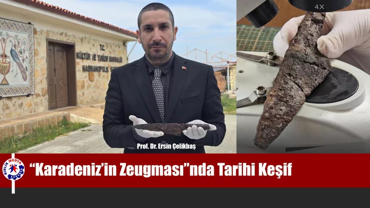 Eskipazar Hadrianopolis Antik Kenti'nde 1500 yıllık bıçak seti bulundu
